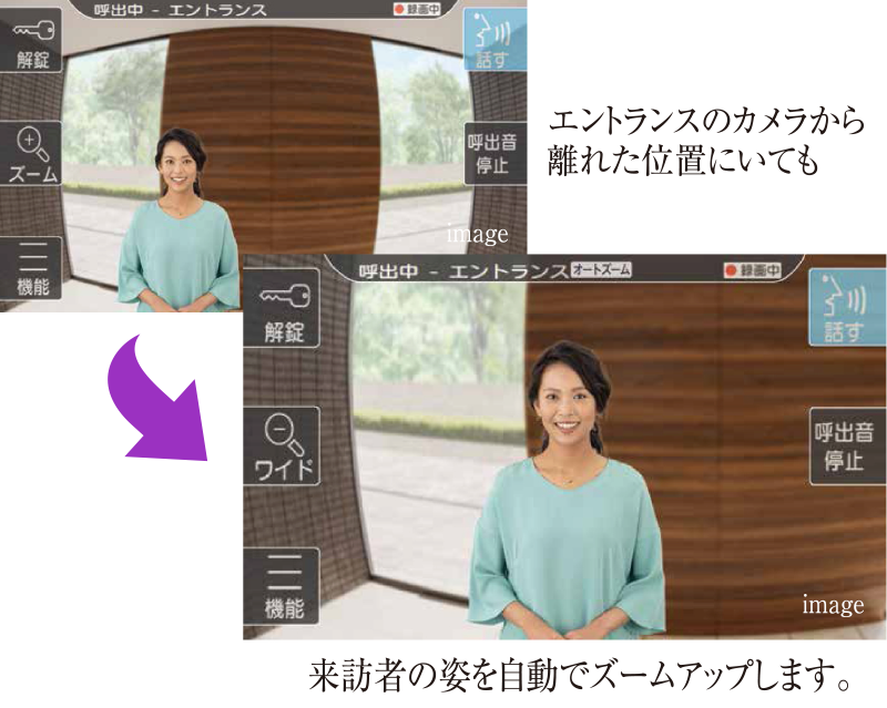 オートズーム機能